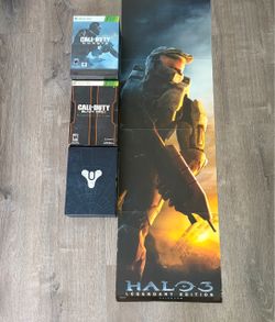 Halo 3 Legendary Poster & Collector Edition Boxes