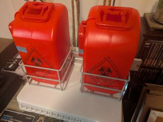 New - Sharpie Needle Containers with Mounting Hardware