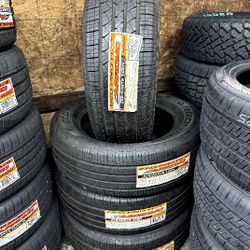 SET OF FOUR NEW TIRES 255/60/19 ARROYO GRANDSPORT ALL SEASON INCLUDING MOUNT AND BALANCE. ASK ME FOR SIZES AND BRANDS 