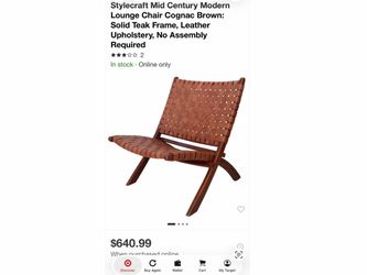 Stylecraft Mid Century Modern Lounge Chair