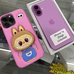 Pink iPhone 16 Unlocked. Cash Or $50 Down W Approval 