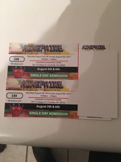 Minefaire tickets