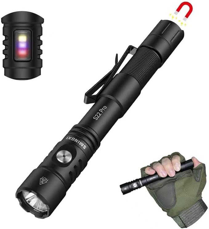 S22Pro EDC Tactical Dual Mode Rechargeable Flashlight