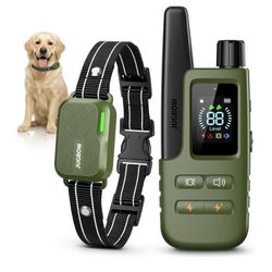 Dog Training Collar – 4200FT Long Range, IPX8 Waterproof, 4 Training Modes (Beep/Vibration/Static Stimulation/Static Boost), Rechargeable eCollar for 