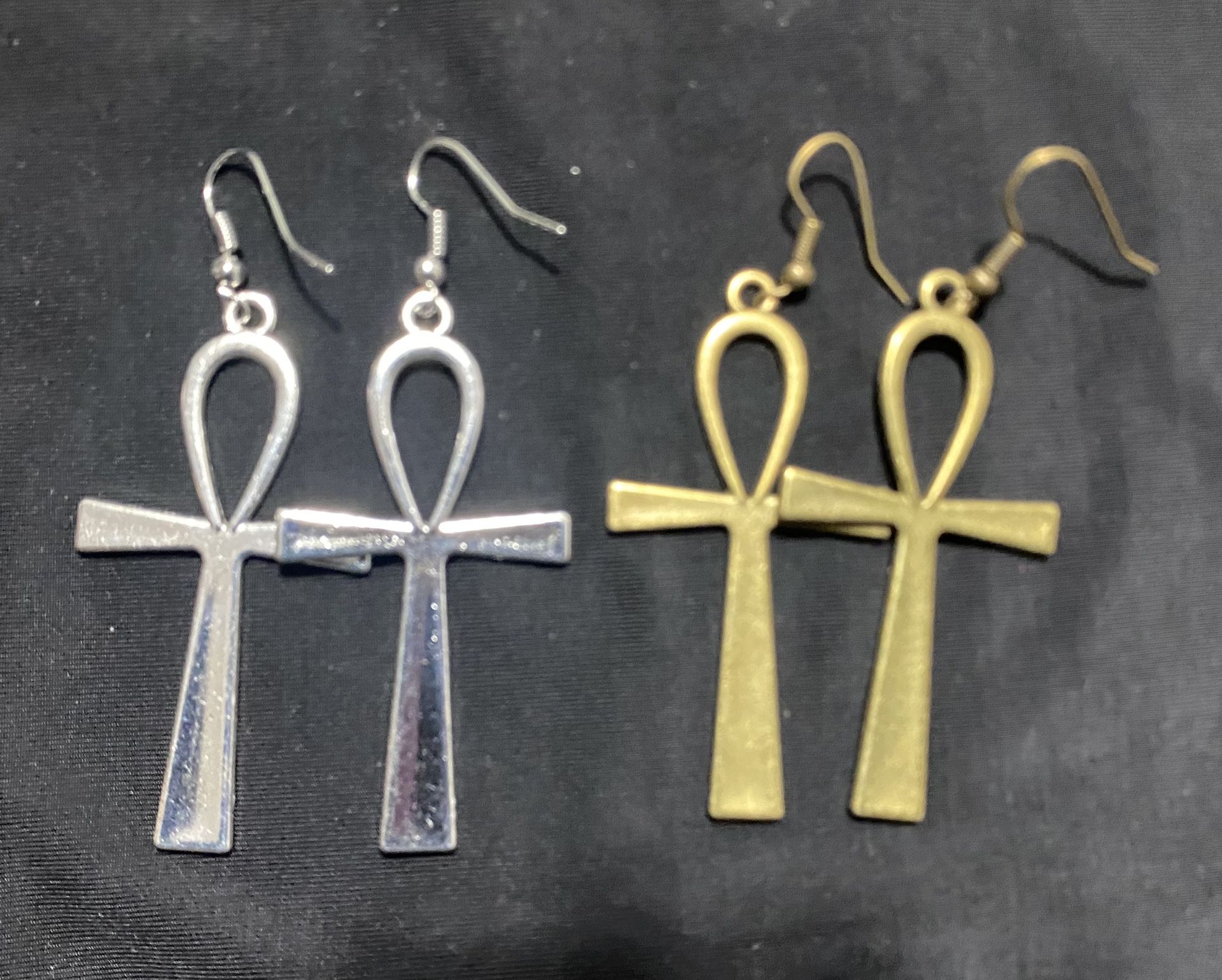 Elegant Large Ankh Earrings - Limited Quantity Available!
