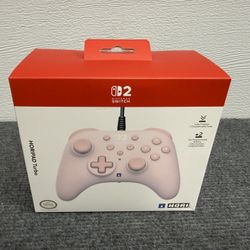 HORI HORIPAD Turbo Gaming Controller - Cozy Pink | Brand NEW Sealed Nintendo Switch 2