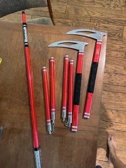 Martial Arts Weapons Set – Staff, Nunchucks, Kama