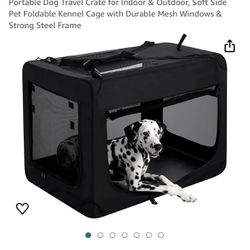 40 Inch Portable Dog Travel Crate ( NEW )