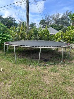 Large Round Trampoline – $130 or best offer