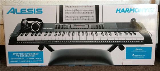 Alexis Harmony 61 MKII 61-Key Portable Keyboard with Built-in Speakers