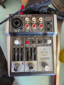 Behringer Xenyx 302USB Audio Mixer