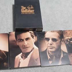 Godfather DVD Collector's Edition 5 Disc's Set Mafia Pacino 2001 Movie 