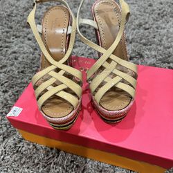 Kate Spade Wedge Sandals Size 7