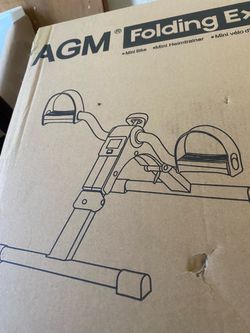AGM Folding Mini Bike Pedal Exerciser