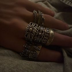 Men’s chrome hearts rings all size 10/11