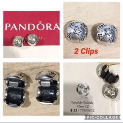  2 Twinkle Twinkle Clips With Clear CZ