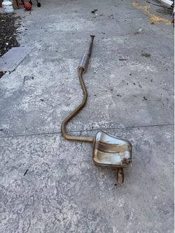 Exhaust cat back oem off a 2020 Honda civic lx coupe 2.0