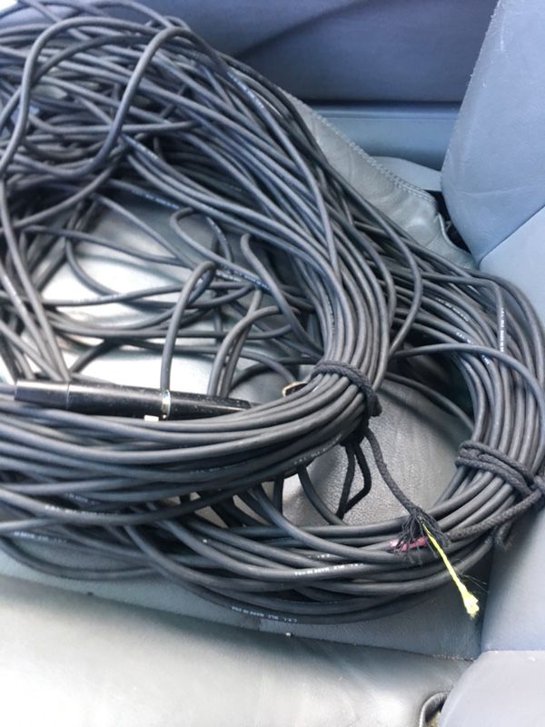 100’ XLR cables