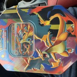 Pokemon mega Charizard x & Y Tin 