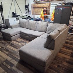 Grey Sectional Couch 