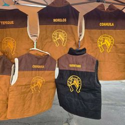 Chalecos Aborregados   Con Estados De Mexico Estilo Vaquero