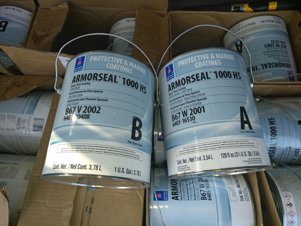 Sherwin Williams Armorseal 1000 HS heavy duty coating
