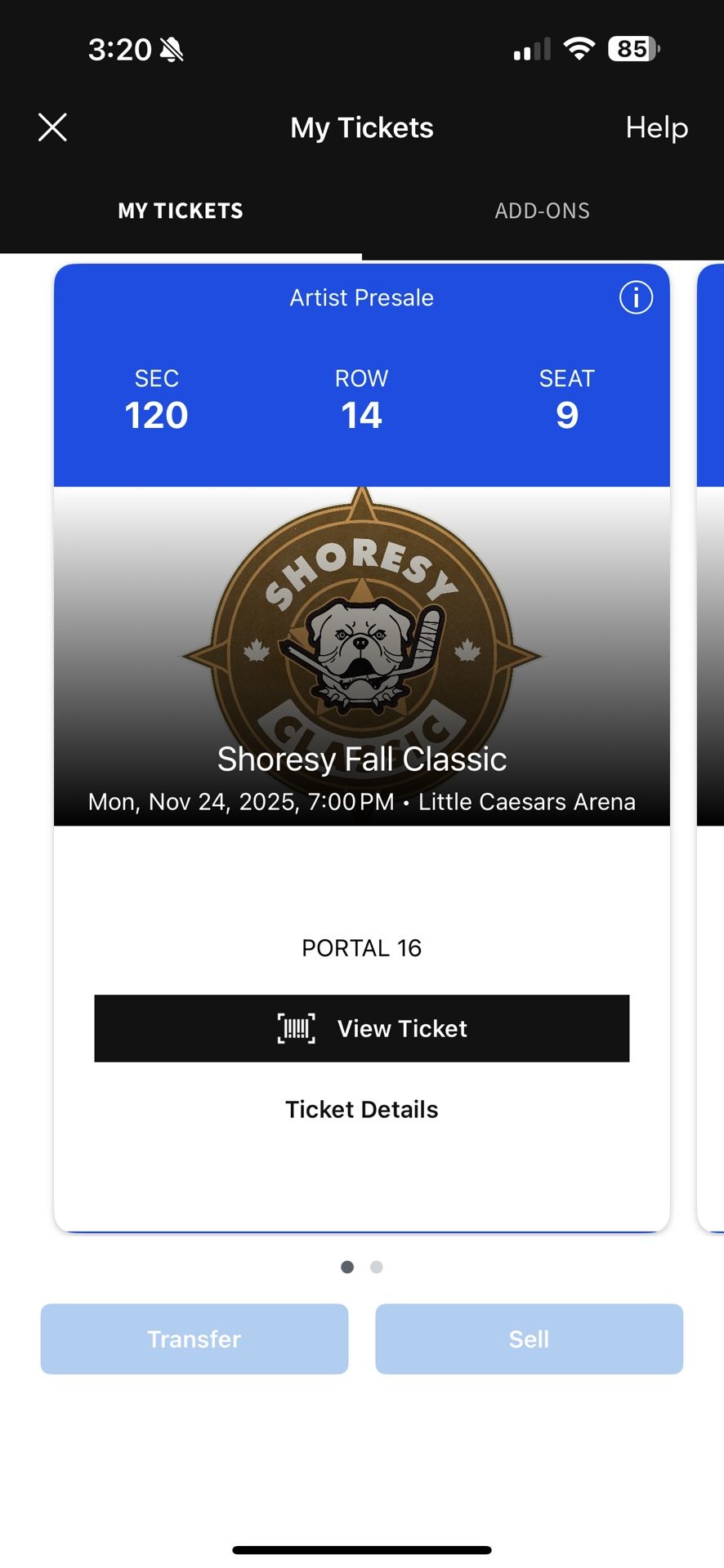 Shoresy vs Detroit Redwings 