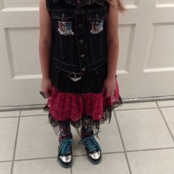 Monster high outfit and shoes Halloween costume