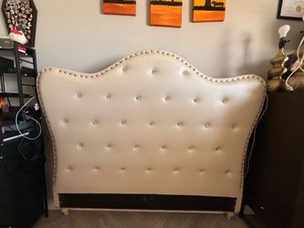 White Bed Headboard