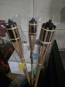 Tiki torches