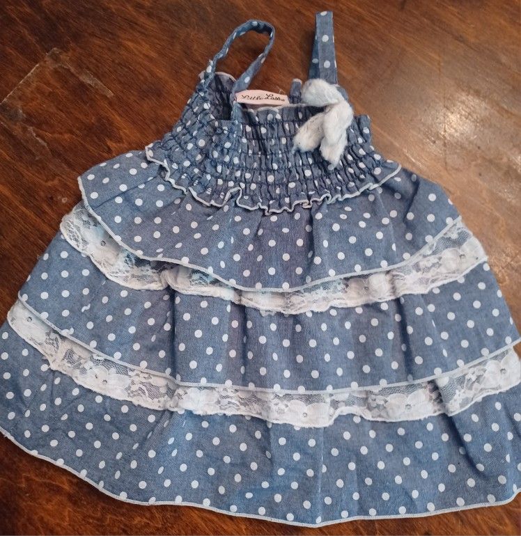 "Little Lass" Polka-dot Dress