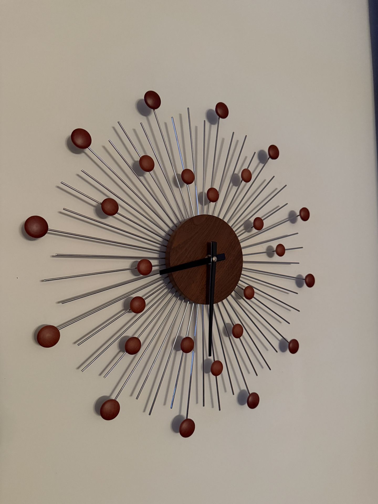 Mid Century Wall Clock 