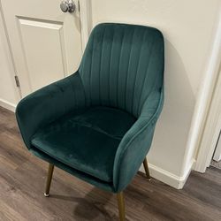 Chair Velvet Green