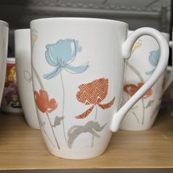 Lenox Poppy mugs