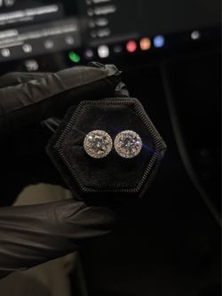 2CTW VVS Moissanite Earrings | Pure Sterling Silver