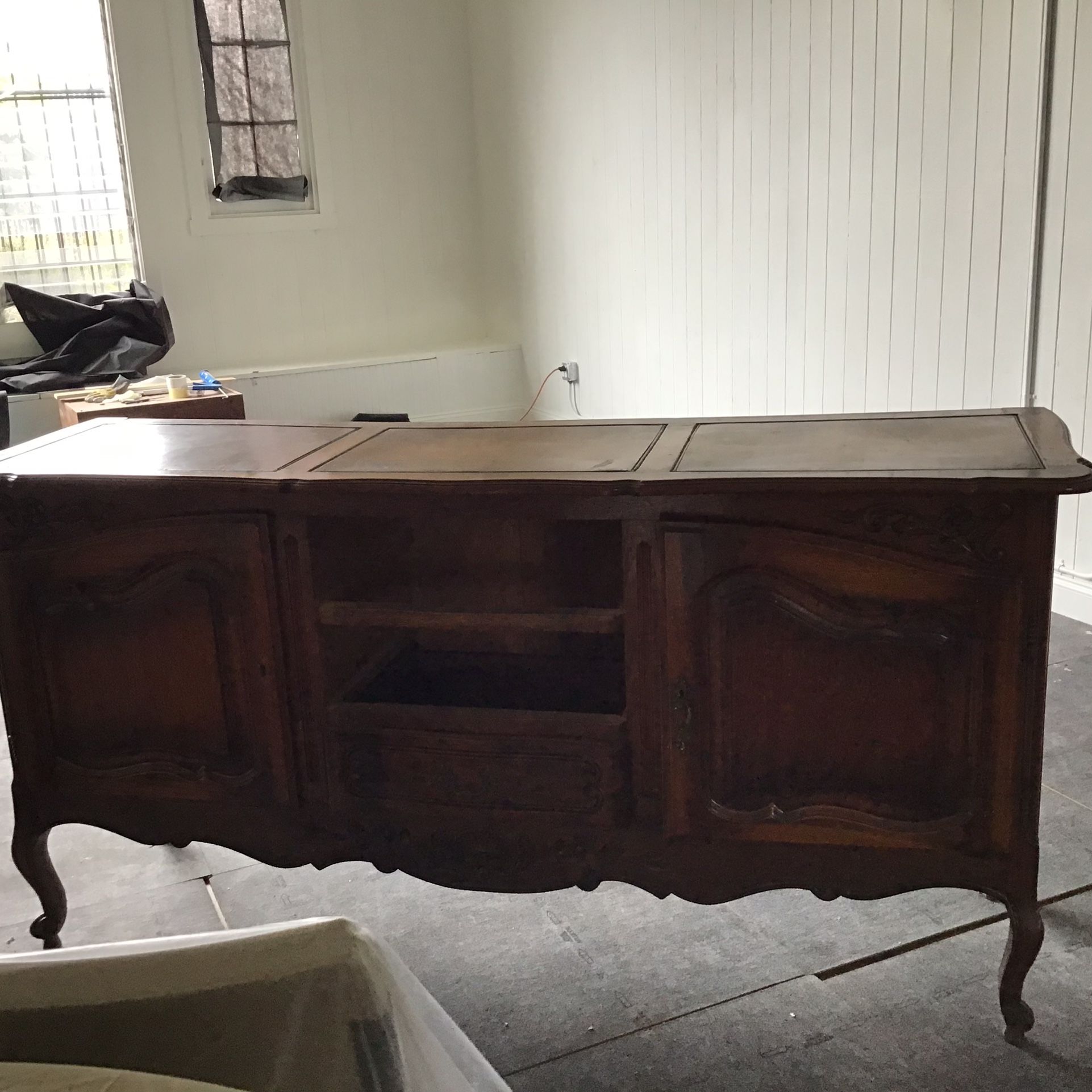 Vintage Dinning Room Buffet Table 