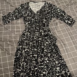 Apt. 9 Black And White Dress 