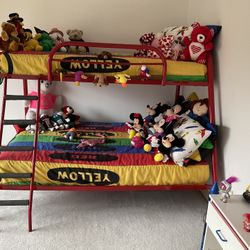 Double Bunk Bed (twin on top, Full-size on bottom)