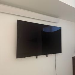 OLED TV w/ wall mount.