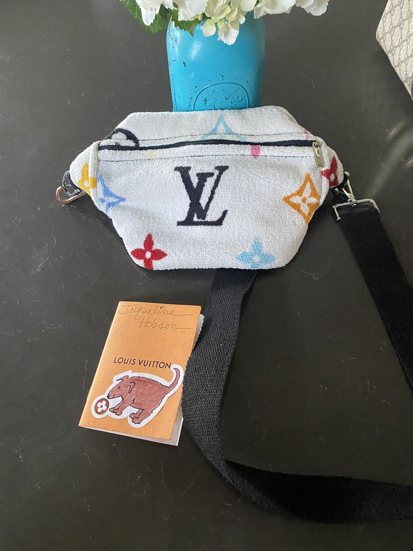 Custom Made From Authentic Louis Vuitton Towel Fanny Pack Bum Belt Bag 