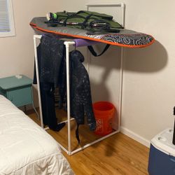 Surfboard And Wetsuit Rack