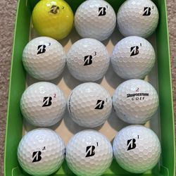 1 Dozen Of Bridgestone Golf Balls