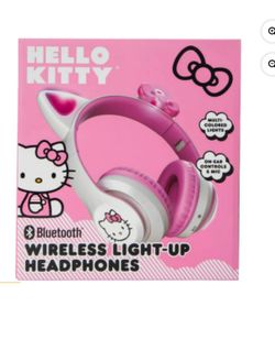 Hello Kitty Wireless Light-Up Headphones 