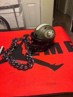 San Francisco 49ers Mini Helmet Salute to Service