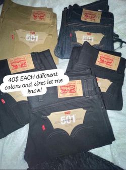 501's $40 EACH.