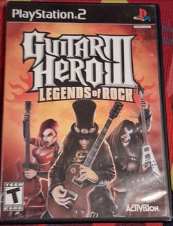 Guitar Hero Playstation 2 Legends of Rock Jungle Hurricane Kiss Hit Songs