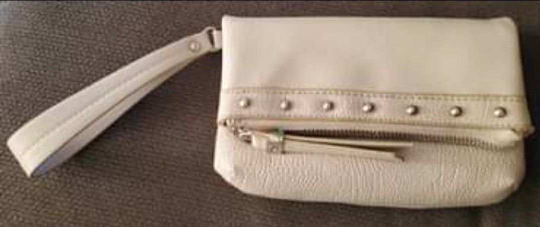 J. Lo Beige Wristlet