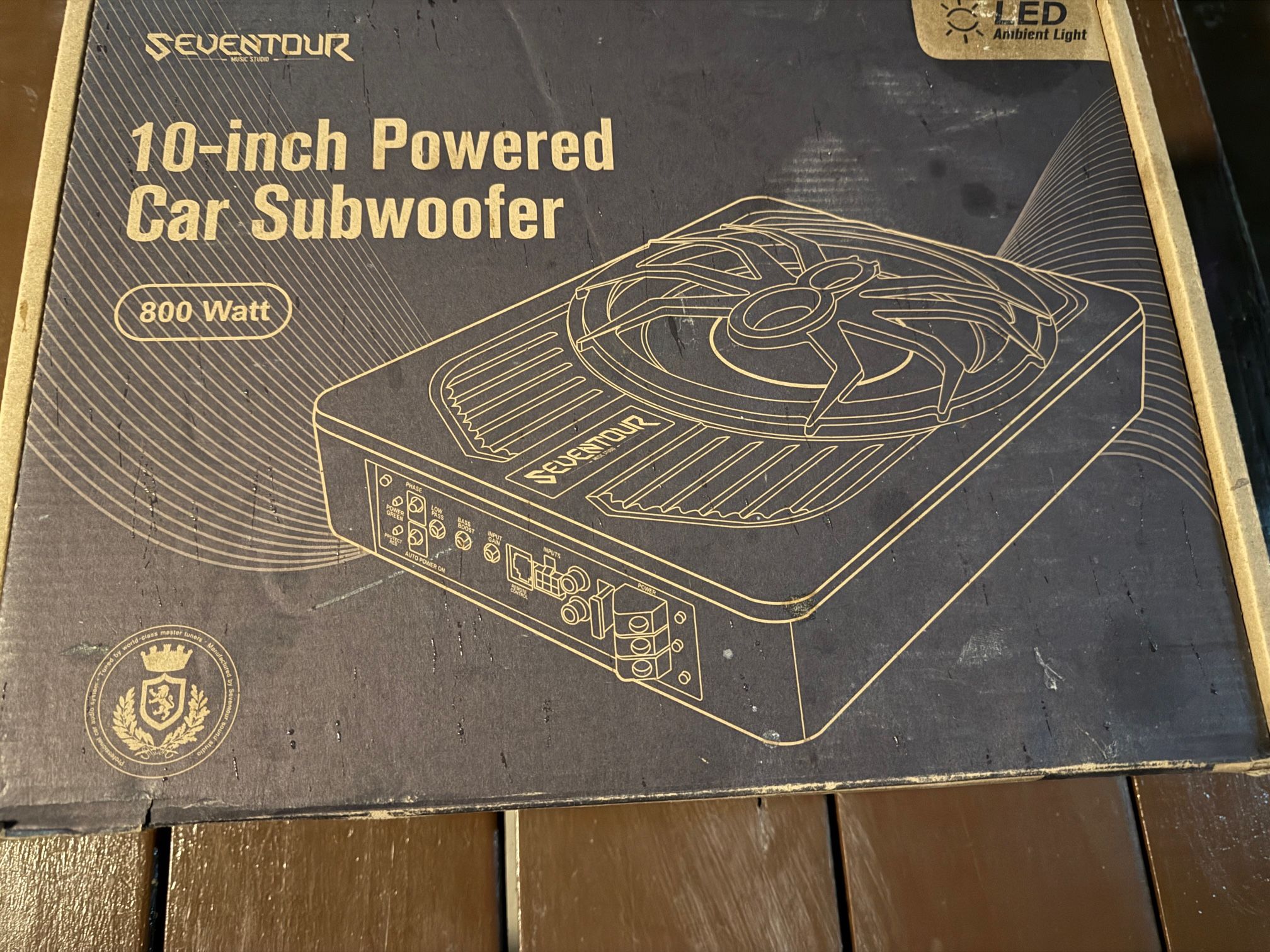 10in Car Powered Subwoofer