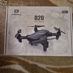 DEERC D20 Mini Drone  HD FPV Camera RC 3D Flips 2 Batteries