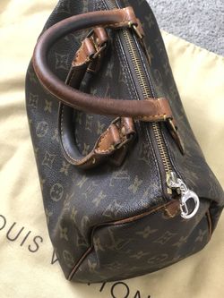 Authentic Louis Vuitton Satchel Bag Speedy 25 Monogram Used LV Handbag  Vintage